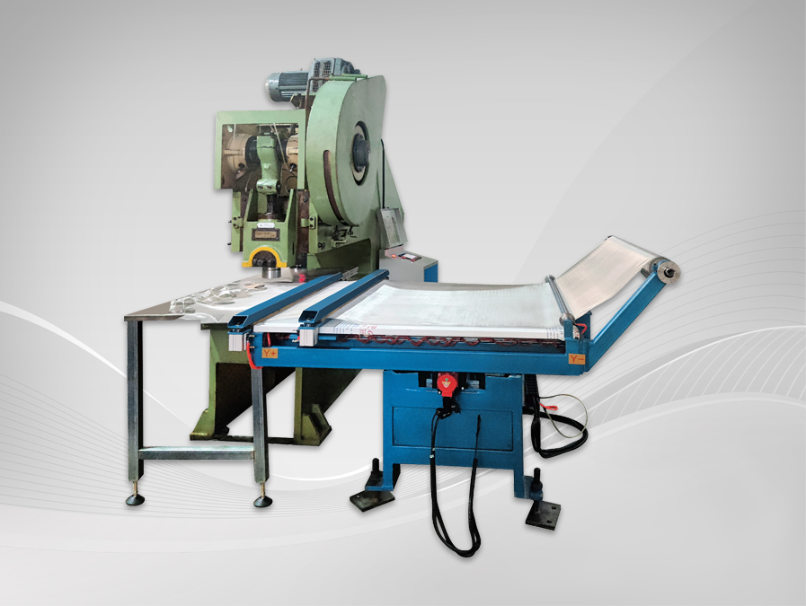 卷料偏摆送料机